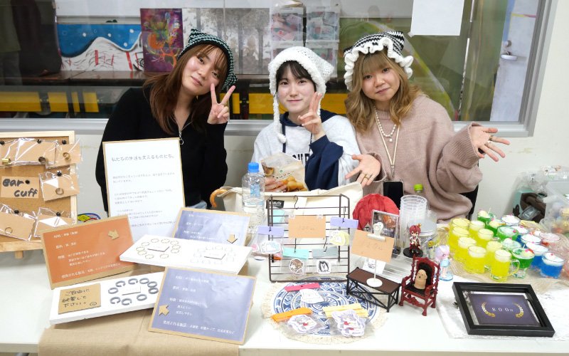 在校生の作品が見れる・買える!秋の学校祭『Dマーケット』