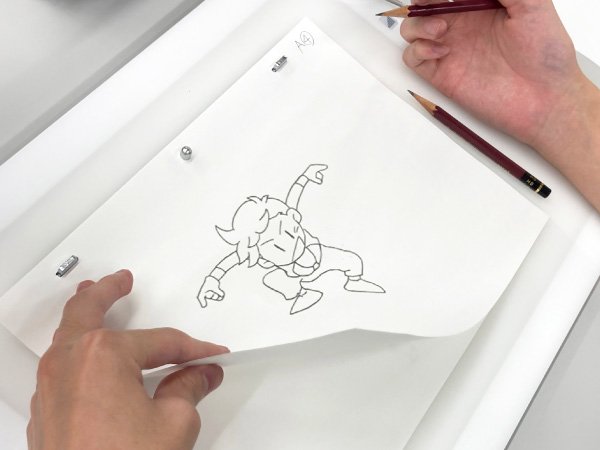 アナログ作画でジャンプシーンに挑戦！