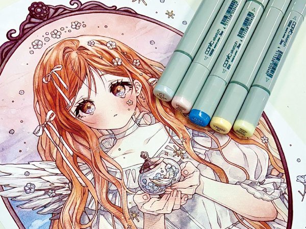 コピックを使ってアナログイラストを描こう！