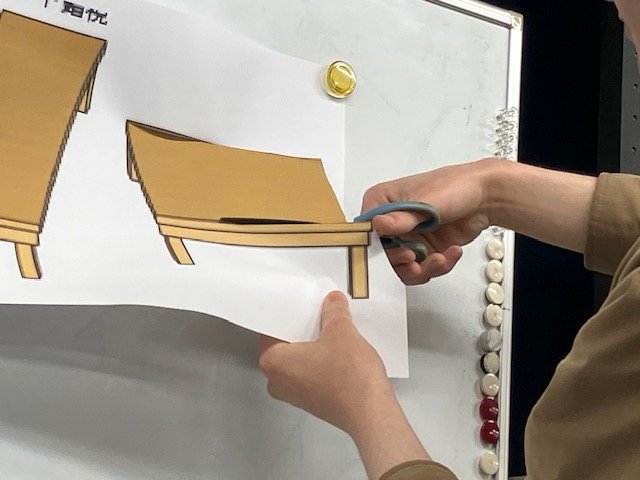 【授業紹介①】騙されるから計り棒で観察します