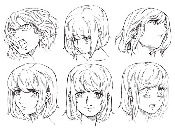 キャラクターの表情の描き分けを学ぼう！