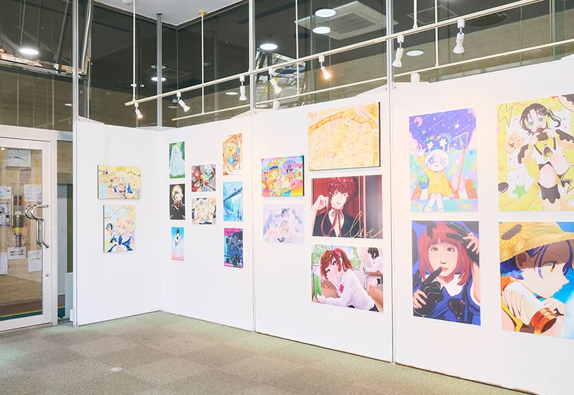 授業でもギャラリー展示